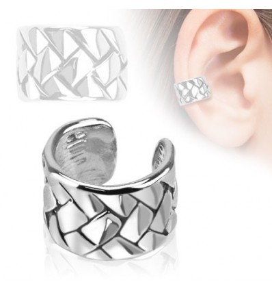 Earcuff med Bølge Mønster