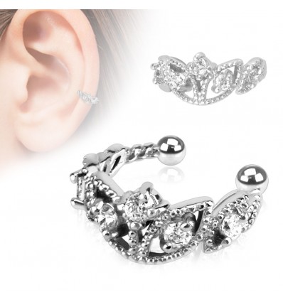 Earcuff med Krone Design