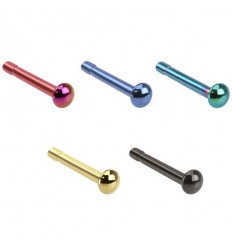 Farget nesestift med halvkule