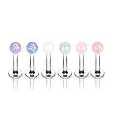 Labret med glimmerkugle