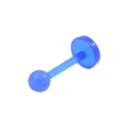 Gennemsigtig Labret - Sort - Tragus Piercing - Akryl - Ørepiercing Smykker | Piercingfabrikken.dk