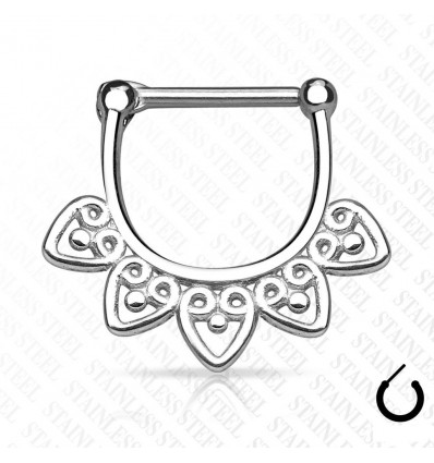 Septum Piercing med hjerter