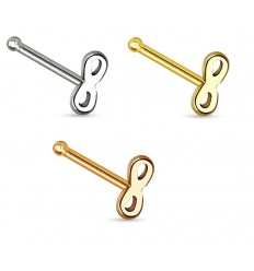 Nesestift med Infinity Sign