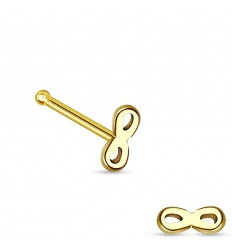 Nesestift med Infinity Sign