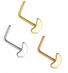 Nesepiercing med halvmåne