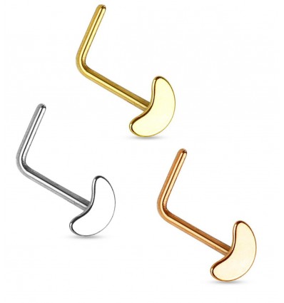 Nesepiercing med halvmåne