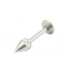 Labret med Krystal Spike