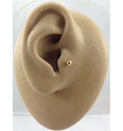 Labret i PTFE med kule