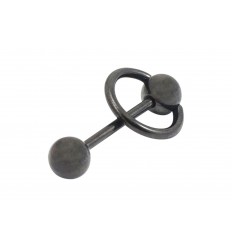 Tungepiercing med ring