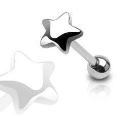 Tungepiercing med Star