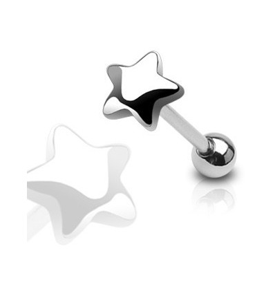 Tungepiercing med Star
