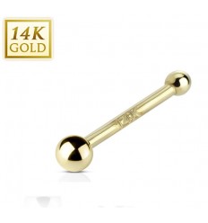 Nesestift i 14 karat gull