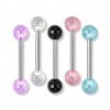 Tungepiercing med Discoballer