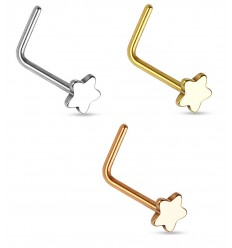 Nesepiercing med Star