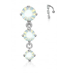 Omvendt Navlepiercing med Opalite Sten