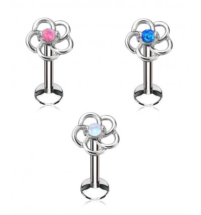 Labret med Opalite Blomst