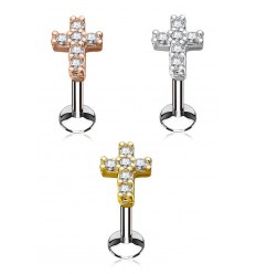 Labret med Krystallkors