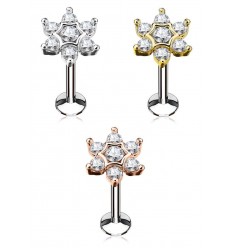 Labret med Flot Blomst