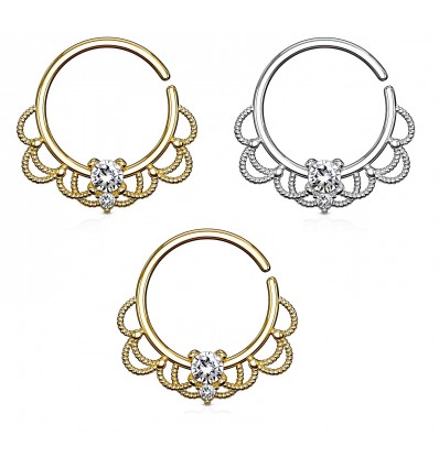 Ring med filigranmønster
