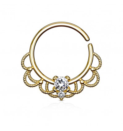 Ring med filigranmønster