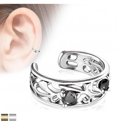Earcuff med 2 Sten