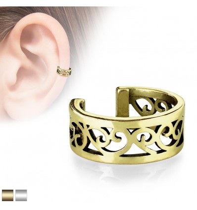 Earcuff med Hjerte Mønster