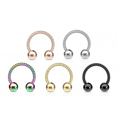 Hestesko med Twisted Design
