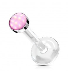 Labret i PTFE med Skinnende Opalite