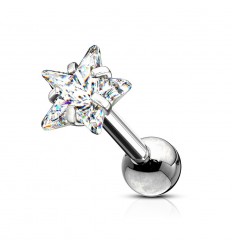 Piercing Stick med Flat Star Stone