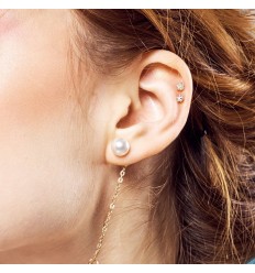 Piercing Stick med Flat Star Stone