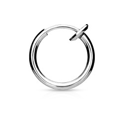 Fake Sølv Ring - Kirurgisk stål | Piercingfabrikken.dk