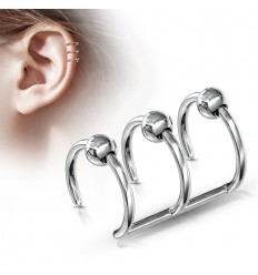 Falsk trippelspiral med baller