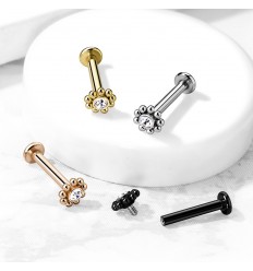 Labret med Små Kugler og Sten