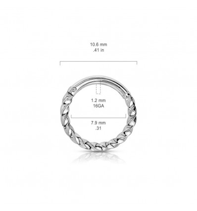 Twisted Ring med Clicker
