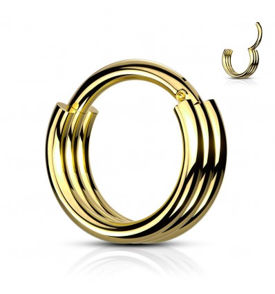 Clicker Ring med Triple Kant