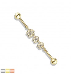 Industriell piercing med stålroser