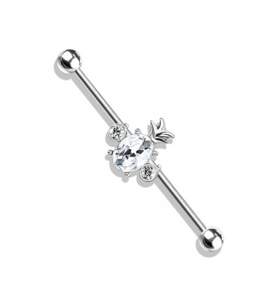 Industriell piercing med ananas