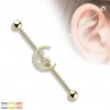 Industriell piercing med Crescent og Star