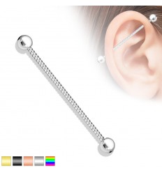 Industriell Piercing med Twisted Rod