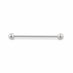 Industrial Piercing Stav - 1,6 mm 38 mm Kirurgisk stål Sort | Piercingfabrikken.dk