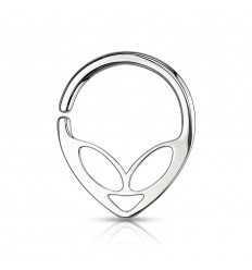 Piercing Ring med Alien Motiv