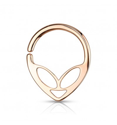 Piercing Ring med Alien Motiv