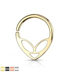 Piercing Ring med Alien Motiv