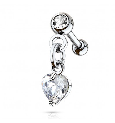 Helix-smykker med lite hjerteanheng