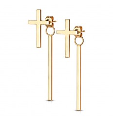 Øredobber med Double Cross