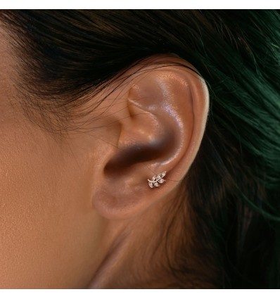 Labret med Krystal Blade