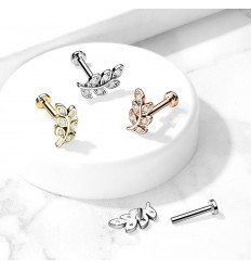 Labret med Krystal Blade