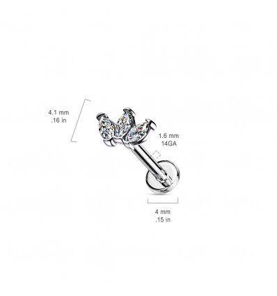 Labret med 3 blader