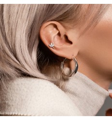 Labret med Marquise Flower