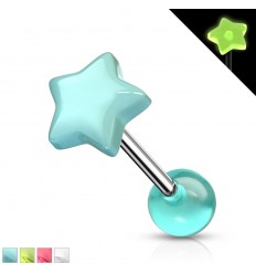 Tungepiercing med Luminous Star